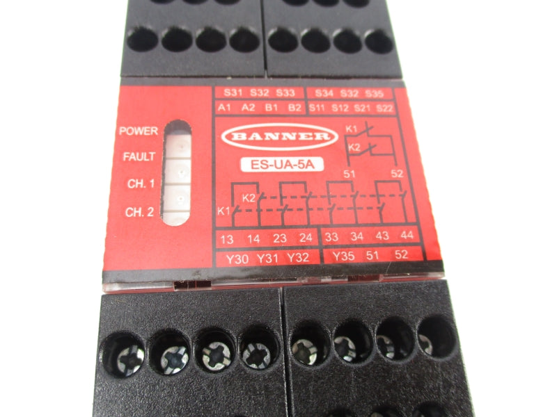 BANNER ENGINEERING ES-UA-5A 250VAC/DC 6A NSNP