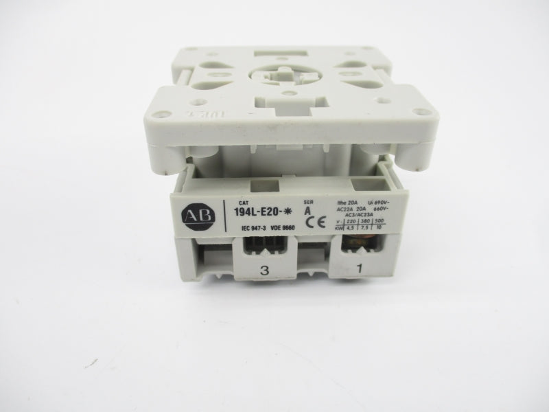 ALLEN BRADLEY 194L-E20-1751 SER. A 690V 20A NSNP