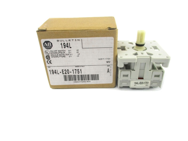 ALLEN BRADLEY 194L-E20-1751 SER. A 690V 20A NSMP