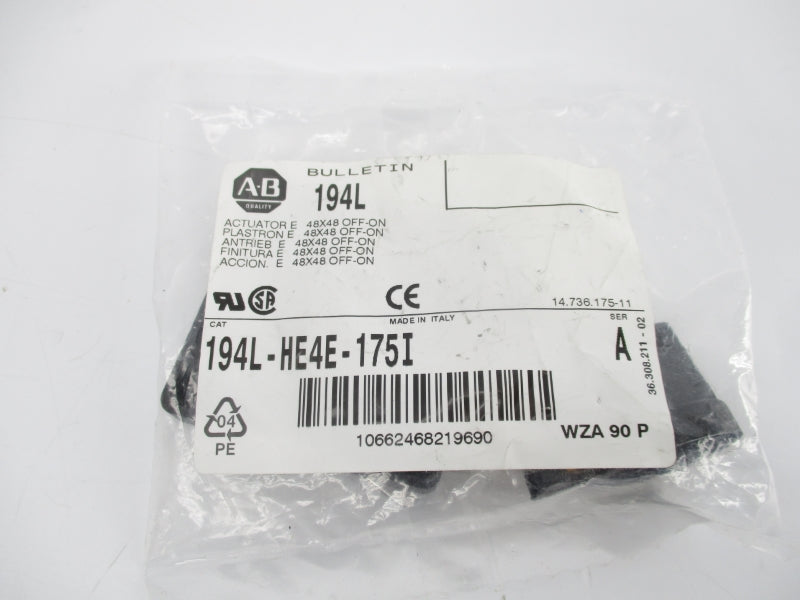 ALLEN BRADLEY 194L-HE4E-175I SER. A NSMP