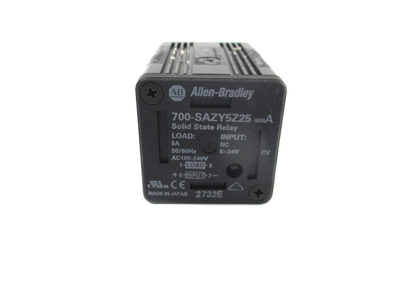 ALLEN BRADLEY 700-SAZY5Z25 SER. A 100-240VAC 5A UNMP