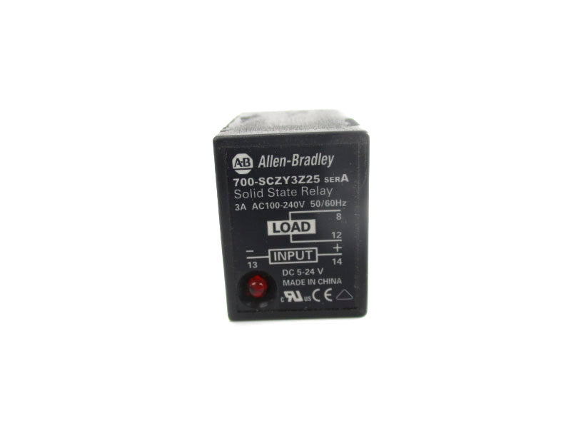 ALLEN BRADLEY 700-SCZY3Z25 SER. A 100-240V 3A UNMP