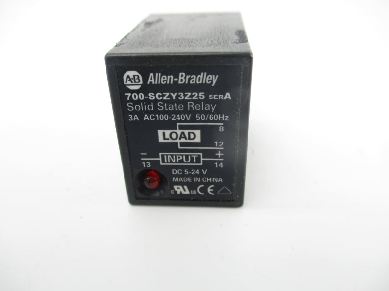 ALLEN BRADLEY 700-SCZY3Z25 SER. A 100-240V 3A UNMP