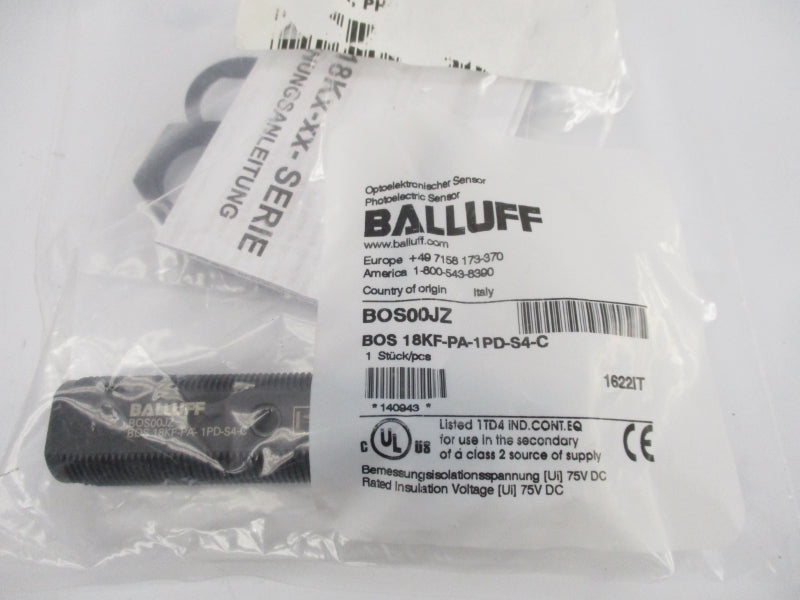 BALLUFF BOS18F-PA-1PD-S4-C BOS00JZ 10-30VDC NSMP