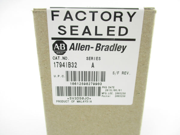 ALLEN BRADLEY 1794-IB32 SER. A 24VDC DATE: 2015 NSFS