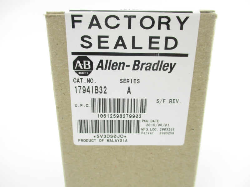 ALLEN BRADLEY 1794-IB32 SER. A 24VDC DATE: 2015 NSFS