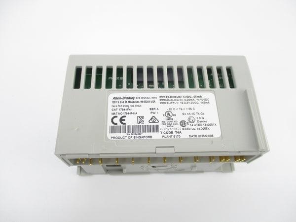 ALLEN BRADLEY 1794-IF4I SER. A 19.2-13.2VDC F/W I NSMP