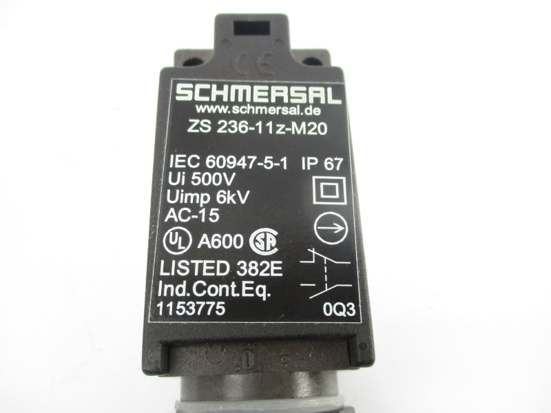 SCHMERSAL ZS236-11Z-M20 500V (AS PICTURED) NSNP