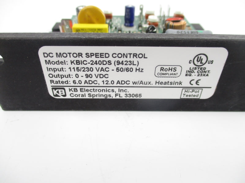 KB ELECTRONICS KBIC-240DS 115/230VAC NSNP