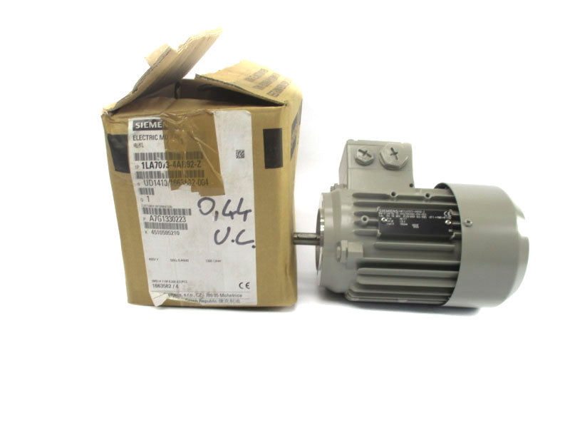 SIEMENS 1LA7073-4AB92-Z 400V 1.35A NSMP