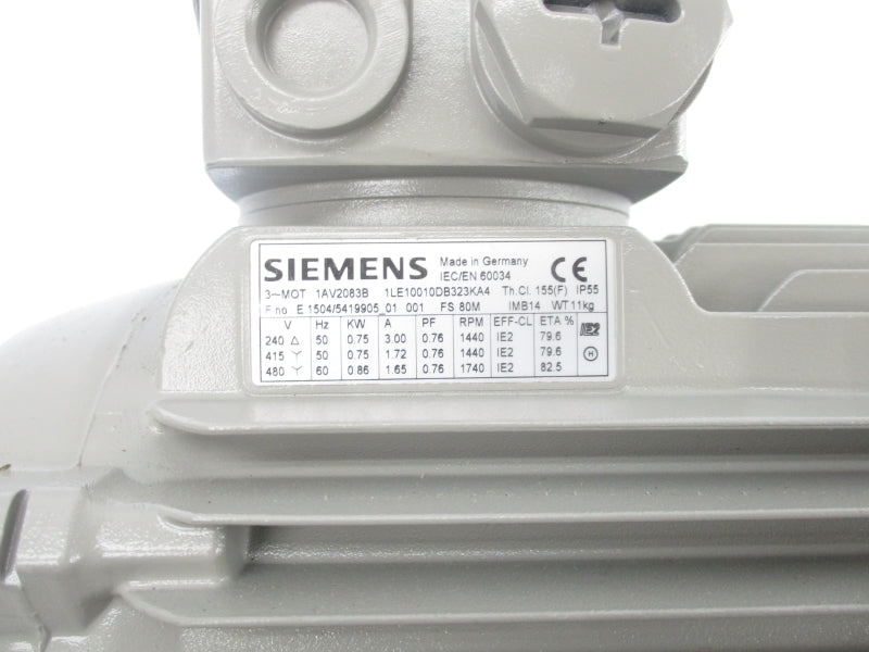 SIEMENS 1LE10010DB323KA4 480V 3.00A NSNP