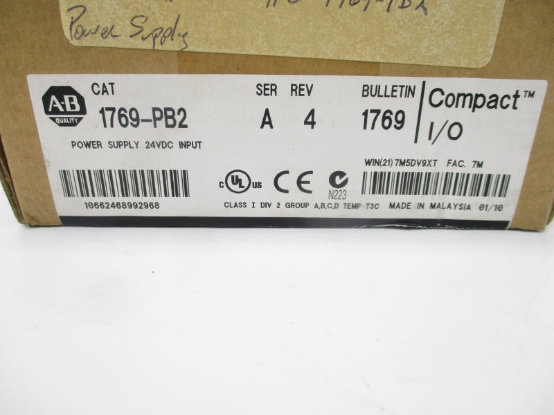 ALLEN BRADLEY 1769-PB2 SER. A 24VDC 30A NSMP