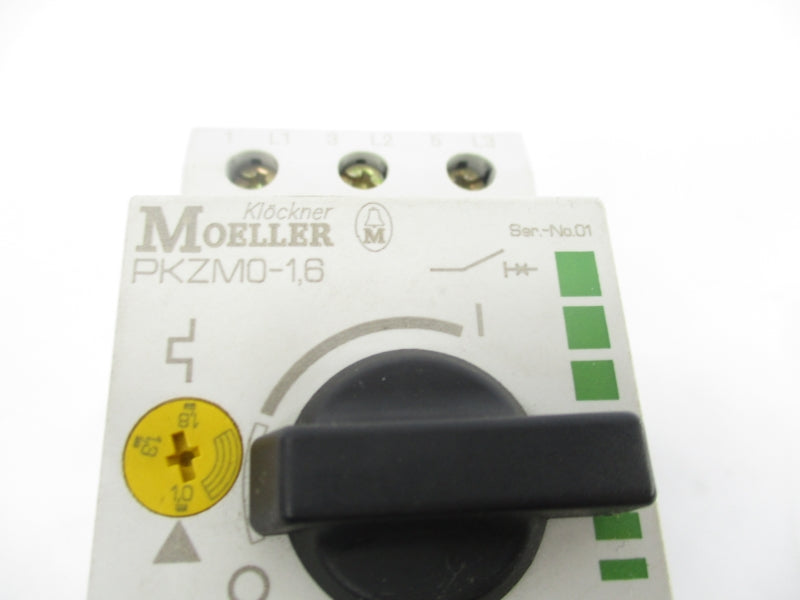 KLOCKNER MOELLER PKZM0-1,6 SER. 01 690V 1.0-1.6A UNMP