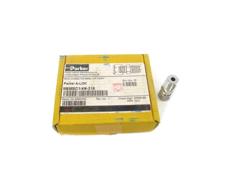 PARKER M6MSC1/4N-316 (PKG OF 10) NSMP