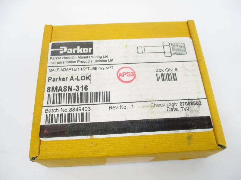 PARKER 8MA8N-316 (PKG OF 5) NSMP