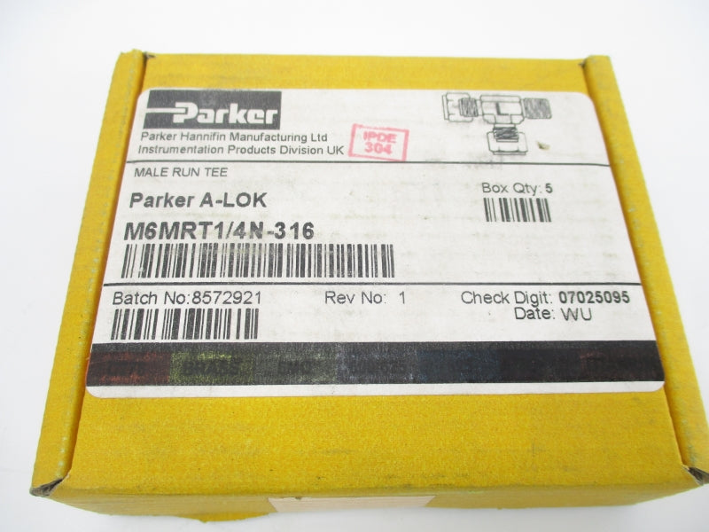 PARKER M6MRT1/4N-316 (PKG OF 5) NSMP