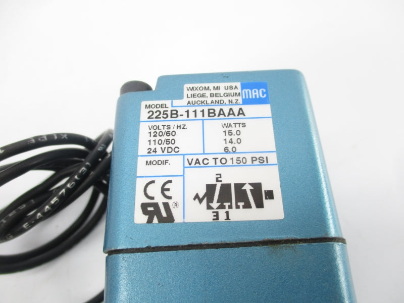 MAC 225B-111BAAA 110/120V 150PSI NSNP