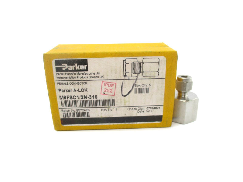 PARKER M6FSC1/2N-316 (PKG OF 5) NSMP