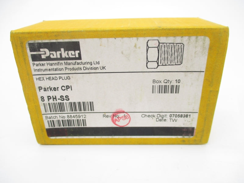 PARKER 8PH-SS (PKG OF 10) NSMP