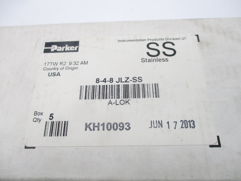 PARKER 8-4-8JLZ-SS (PKG OF 5) NSMP