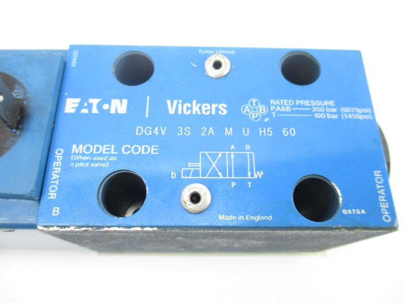 EATON DG4V3S2AMUH560 24VDC 5075PSI NSNP
