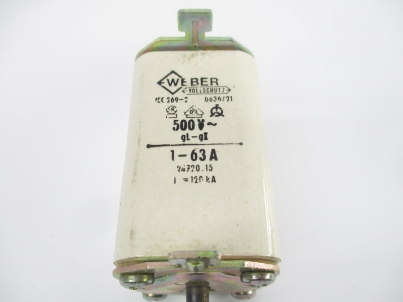 WEBER IEC269-2 0636/21 500V 1-63A UNMP