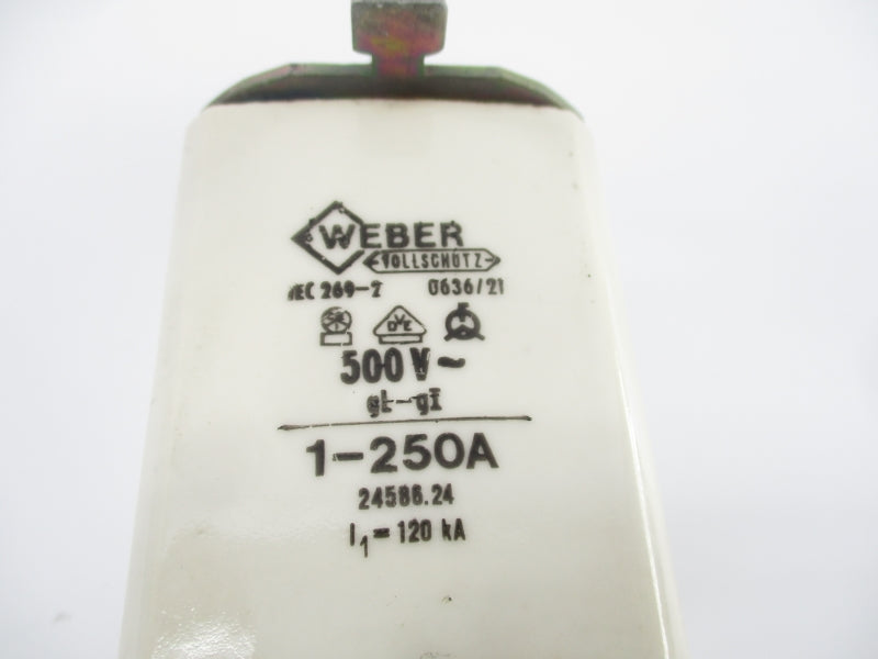 WEBER IEC269-2 0636/21 500V 1-250A UNMP