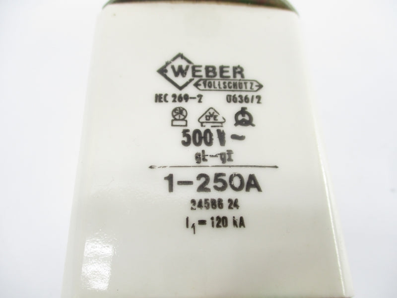WEBER IEC269-2 0636/2 500V 1-250A UNMP