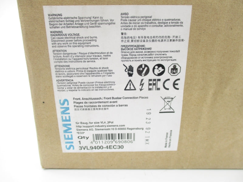 SIEMENS 3VL9400-4EC30 NSMP