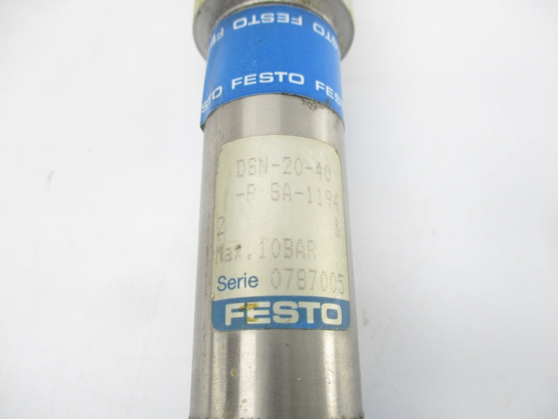 FESTO DSN-20-40-PSA-11942 SER. 0787005 UNMP