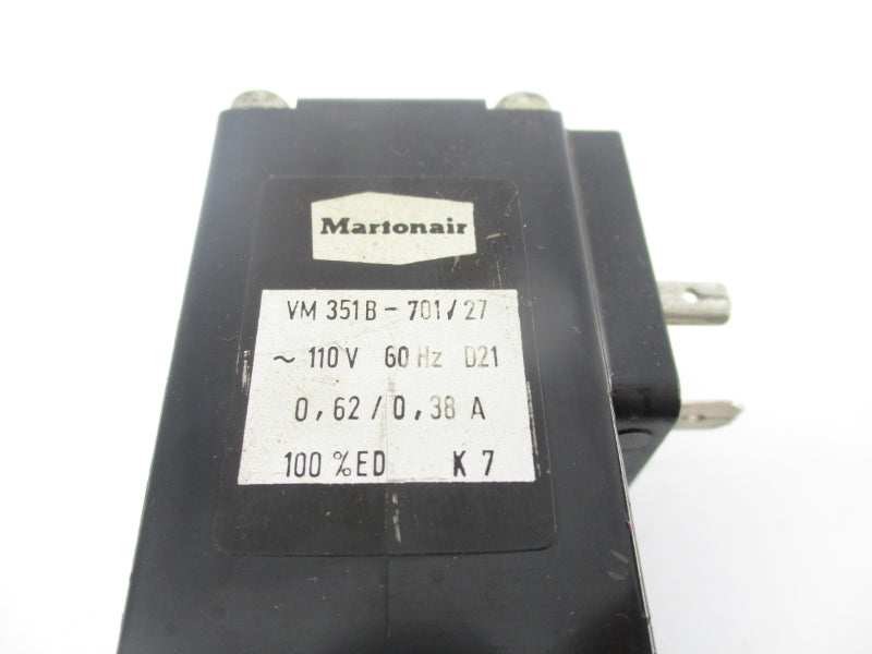 MARTONAIR VM351B-701/27 SP/M114B 110V 0.62/0.38A UNMP
