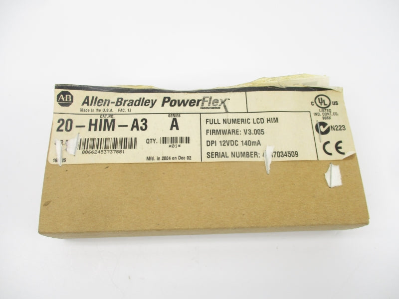 ALLEN BRADLEY 20-HIM-A3 SER. A 12VDC F/W 3.005 NSMP