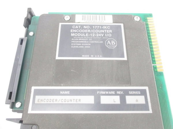 ALLEN BRADLEY 1771-IKC SER. A 12-24V F/W L UNMP