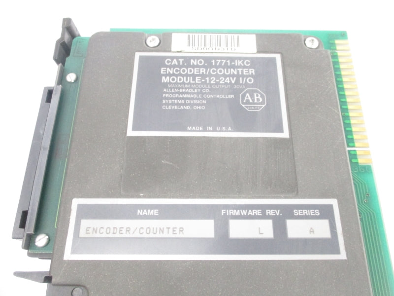 ALLEN BRADLEY 1771-IKC SER. A 12-24V F/W L UNMP