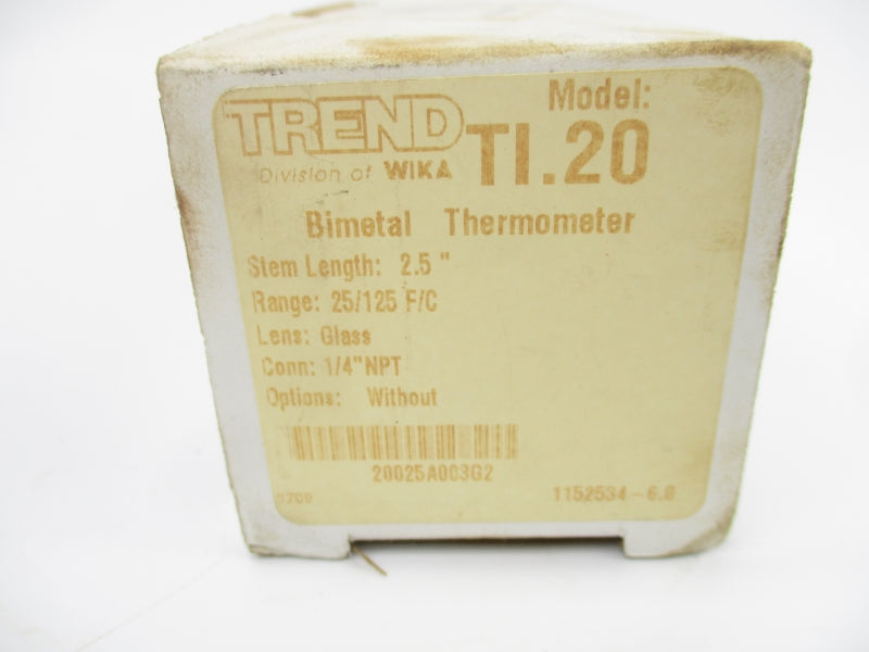 TREND TI.20 -5-50'C/25-125'F 2.5" NSMP
