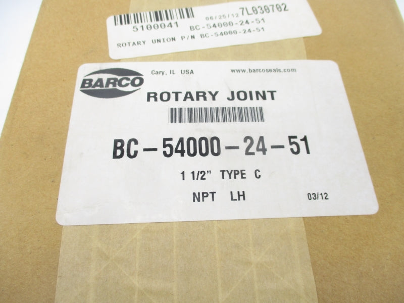 BARCO BC-54000-24-51 1 1/2" NSFS