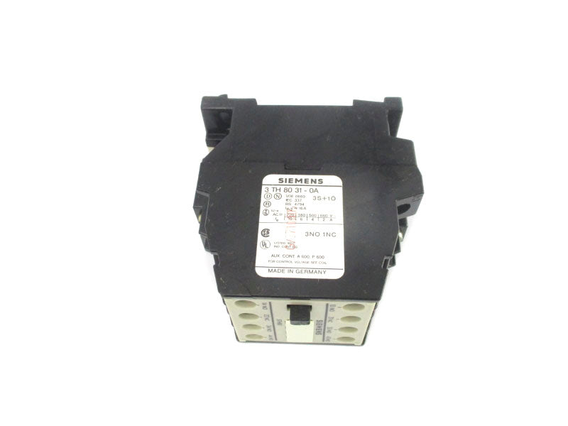 SIEMENS 3TH8031-0A 120V 16A UNMP