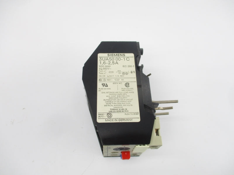 SIEMENS 3UA5000-1C 660V 1.6-2.5A NSMP