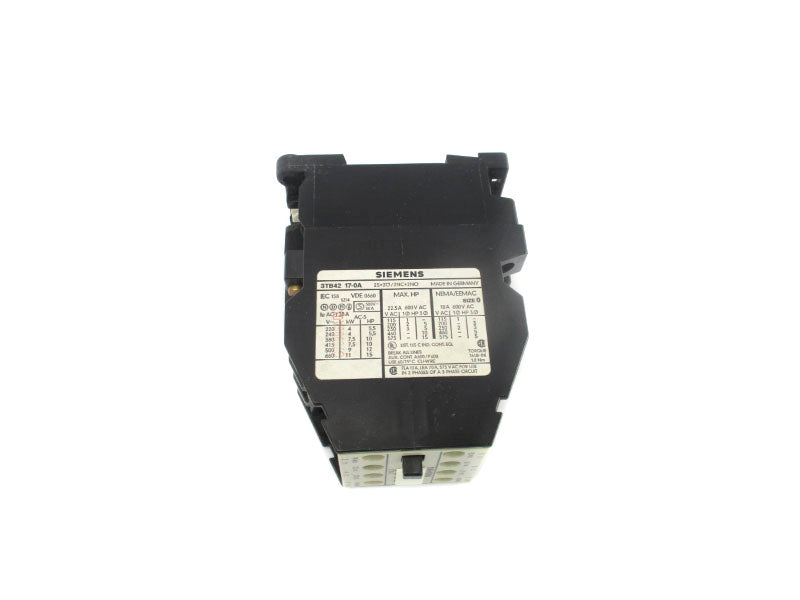 SIEMENS 3TB4217-0A 110/120V 22.5A NSNP
