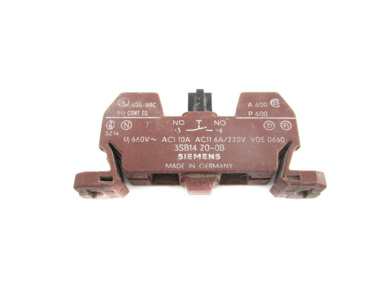 SIEMENS 3SB1420-0B 220V 10A NSNP