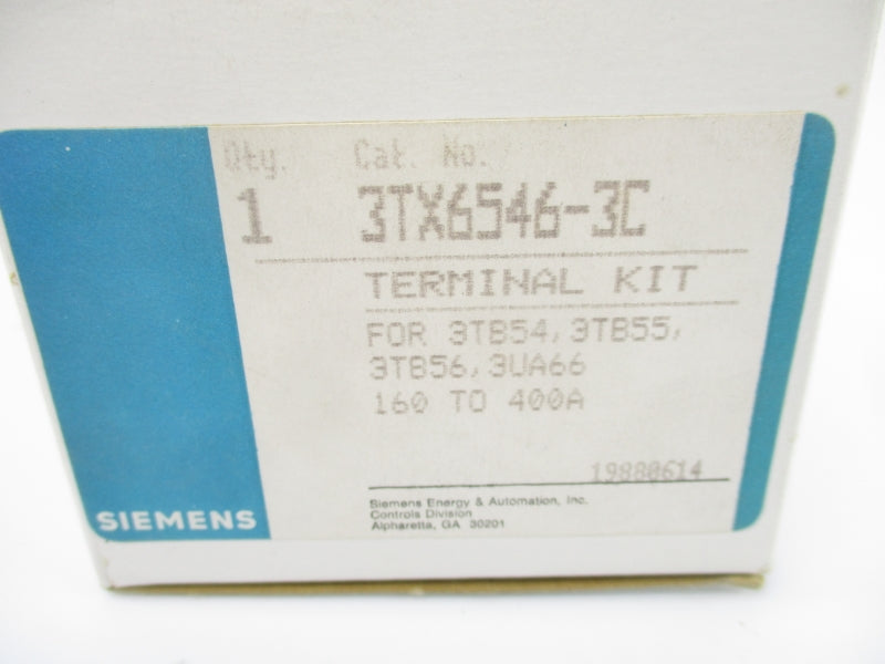 SIEMENS 3TX6546-3C 160-400A NSMP