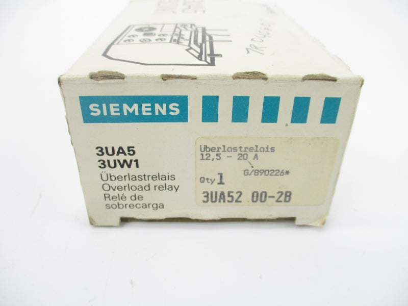 SIEMENS 3UA5200-2B 660V 12.5-20A NSMP
