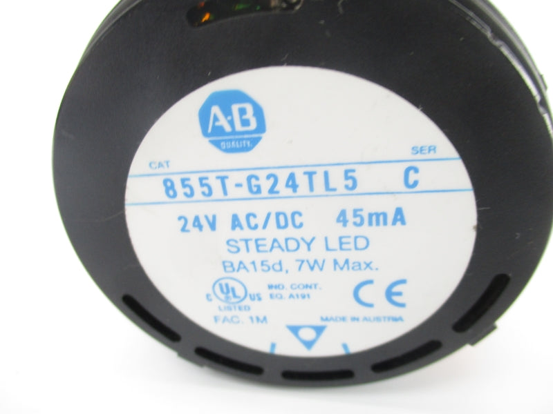 ALLEN BRADLEY 855T-G24TL5 SER. C 24VAC/DC NSNP