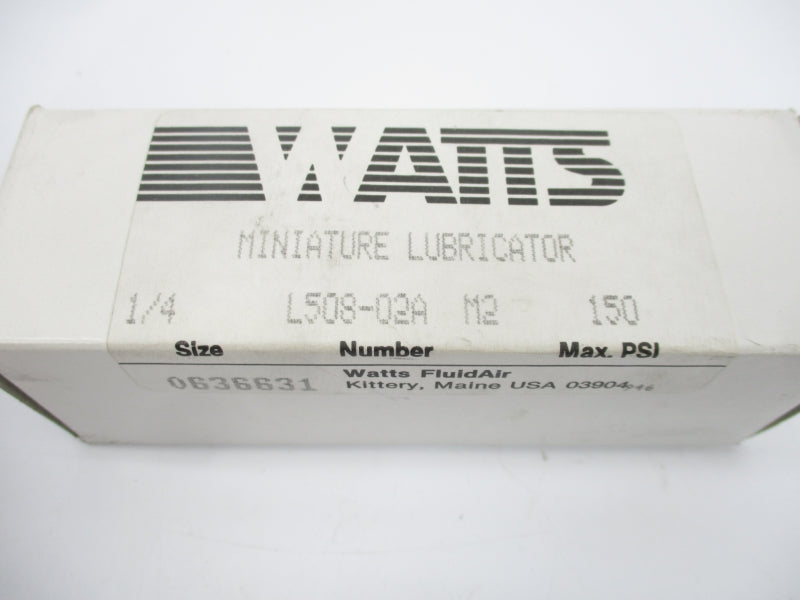 WATTS L508-02A 1/4 150PSI NSMP