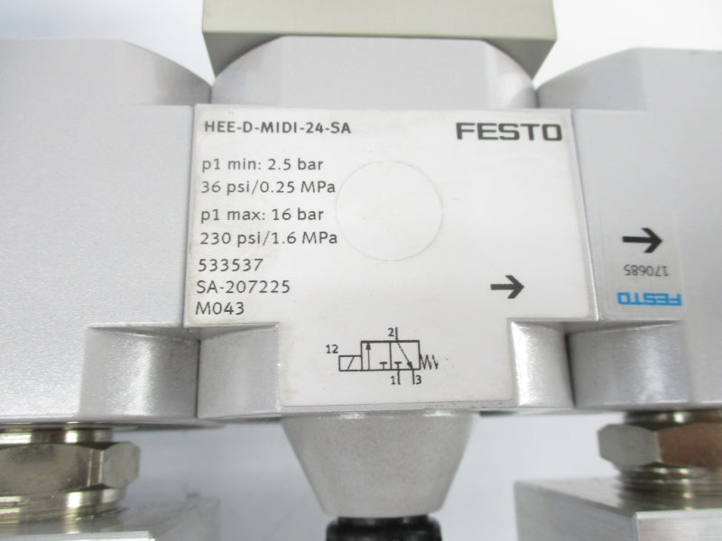 FESTO HEE-D-MIDI-24-SA 230PSI NSNP