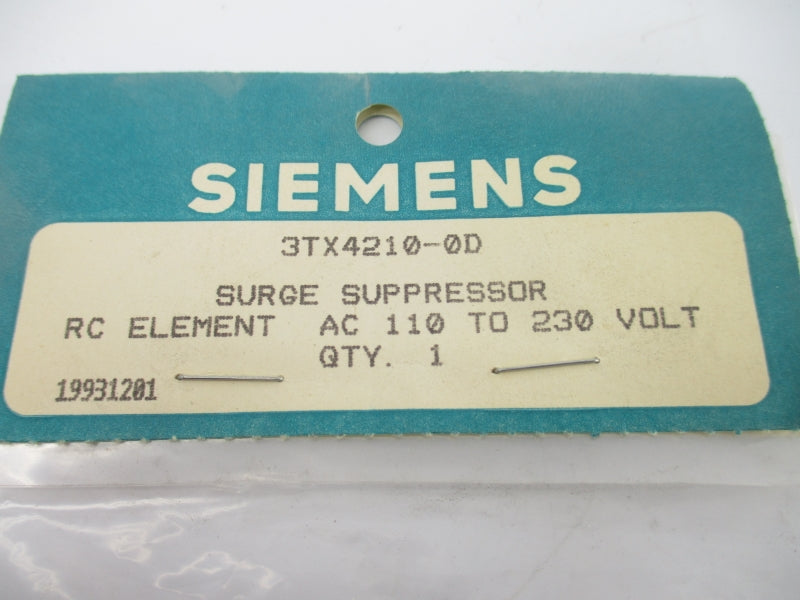 SIEMENS 3TX4210-0D 110-230VAC NSMP