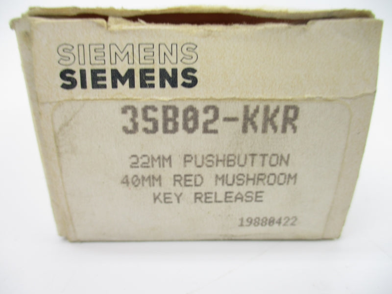 SIEMENS 3SB02-KKR NSMP