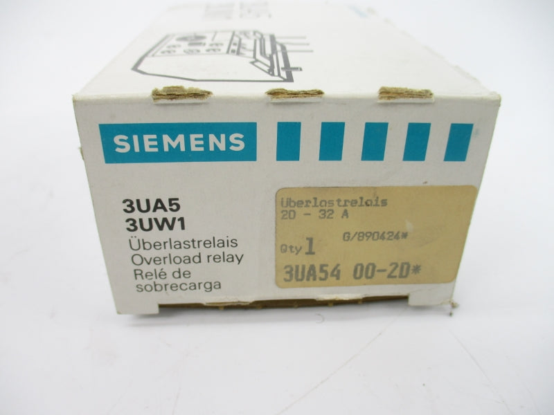 SIEMENS 3UA5400-2D 660V 20-32A NSMP
