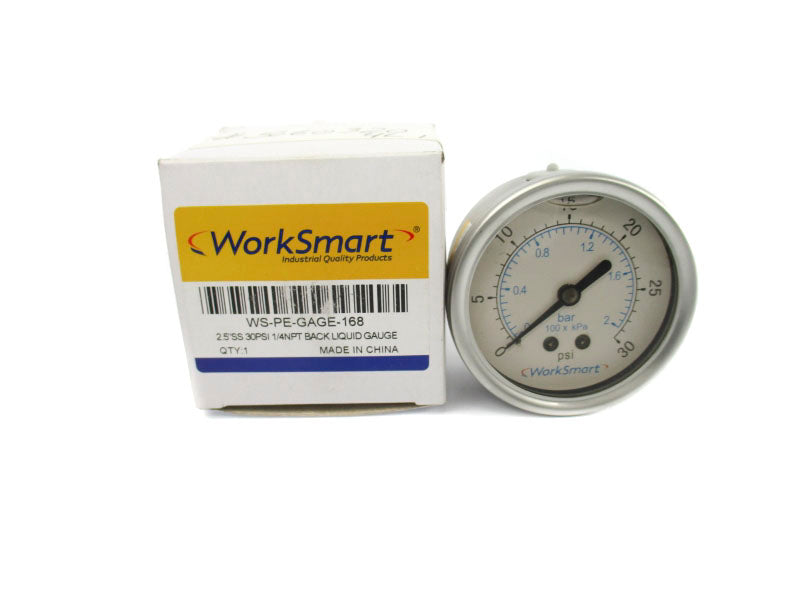 WORKSMART WS-PE-GAGE-168 0-30PSI NSMP