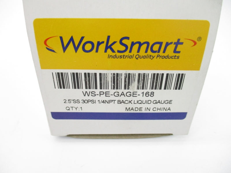 WORKSMART WS-PE-GAGE-168 0-30PSI NSMP
